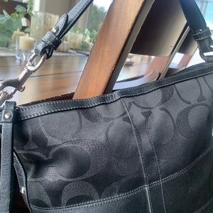 COACH black tote